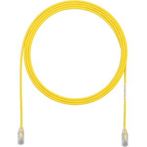 Panduit Cat.6 U/UTP Network Cable - 11 ft Category 6 Network Cable for Network Device - First End: 1 x RJ-45 Network - Second End: 1 x RJ-45 Network - Patch Cable - 28 AWG - Yellow