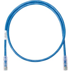 Panduit NetKey Category 6a F/UTP Patch Network Cable - 15 ft Category 6a Network Cable for Network Device - First End: 1 x RJ-45 Network - Male - Second End: 1 x RJ-45 Network - Male - Patch Cable - 26 AWG - Blue