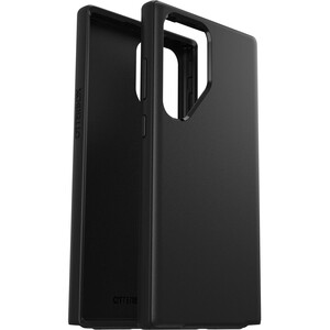 OtterBox Galaxy S23 Ultra Case Symmetry Series Antimicrobial - For Samsung Galaxy S23 Ultra Smartphone - Black - Drop Resistant, Bacterial Resistant - Plastic, Synthetic Rubber, Polycarbonate - Retail