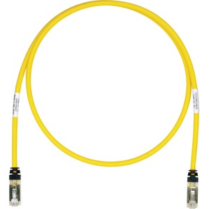 Panduit Cat.6a S/FTP Patch Network Cable - 9.84 ft Category 6a Network Cable for Network Device - First End: 1 x RJ-45 Network - Male - Second End: 1 x RJ-45 Network - Male - 10 Gbit/s - Patch Cable - Shielding - Yellow - 1