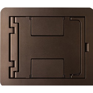 Wiremold FPBTC - FloorPort Series Blank Cover Assembly - Bronze - Die-cast Aluminum, Aluminum, Metal