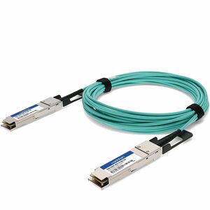 AddOn Palo Alto Networks® PAN-QSFP-AOC-0-5M Compatible TAA Compliant 40GBase-AOC QSFP+ Active Optical Cable (850nm, MMF, 0.5m)