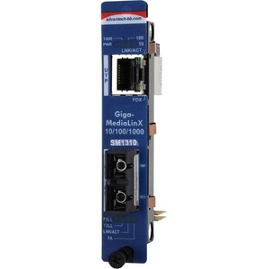 Advantech Slide-In Modular Media Converter 10/100/1000Mbps to Fiber Series - 1 x Network (RJ-45) - 1 x SC Ports - Single-mode - 1310 nm, 1550 nm Fiber - Gigabit Ethernet - 10/100/1000Base-T, 1000Base-X - 10 km - Hot-swappable