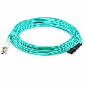 AddOn 4m LC to MT-RJ Aqua OM4 Duplex LSZH Fiber Patch Cable