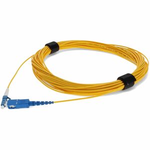 AddOn 47m SC to LC Yellow OS2 Simplex OFNR (Riser-Rated) SMF Fiber Patch Cable