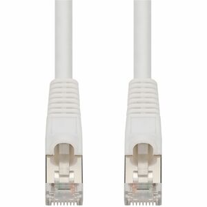AddOn 3ft White CAT 7 Shielded (S/FTP) PVC Ethernet Cable Snagless Bubble Boot RJ-45 M/M