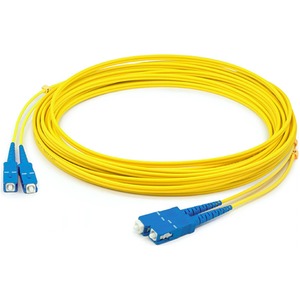 AddOn 32m SC to SC Yellow OS2 Duplex LSZH SMF Fiber Patch Cable