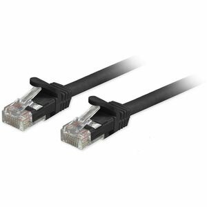 Comprehensive Cat6a Unshielded (UTP) Snagless Ethernet Patch Cable Black 100ft
