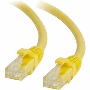 Quiktron Q-Series Patch Cords, Cat6, Booted, Yellow, 35 Ft