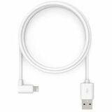 Compulocks 6ft USB-C Male to 90 Degree Lightning Charging Cable Right Angle White