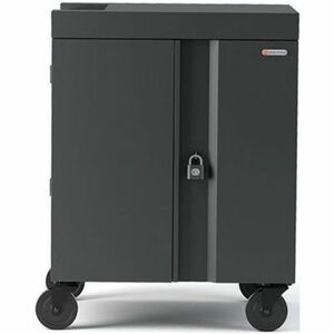 Bretford CUBE Cart Mobile Charging Cart - 4 Casters - Steel - 30" Width x 26.50" Depth x 37.50" Height - For 32 Devices - 17.3" Screen Supported
