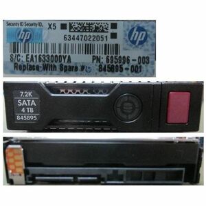 HPE Sourcing Midline 4 TB Hard Drive - 3.5" Internal - SATA (SATA/600) - 7200rpm