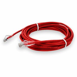 AddOn 20ft Red CAT 6 Plenum-Rated Ethernet Cable Snagless Bubble Boot RJ-45 M/M