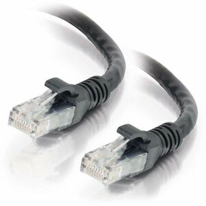 C2G Cat.6 UTP Patch Network Cable - 100 ft Category 6 Network Cable for Network Device, Network Adapter, Hub, Switch, Router - First End: 1 x RJ-45 Network - Male - Second End: 1 x RJ-45 Network - Male - 10 Gbit/s - Patch Cable - Standard Non-rated - 24 AWG - Black - TAA Compliant
