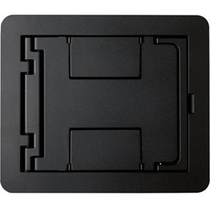 Wiremold FPBTC - FloorPort Series Blank Cover Assembly - Black - Die-cast Aluminum