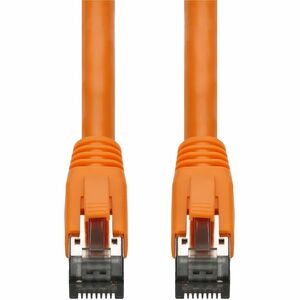 AddOn 1ft Orange CAT 8 Shielded (S/FTP) PVC Ethernet Cable Snagless Easy Boot RJ-45 M/M