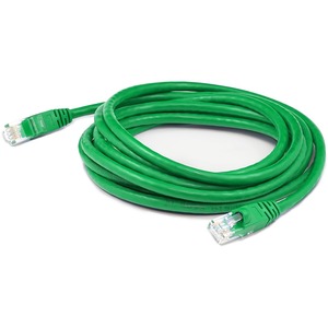 AddOn 5ft Green CAT 6A Shielded PVC Ethernet Cable Snagless Easy Clear Boot RJ-45 M/M - 5 ft Category 6a Network Cable for Network Device - First End: 1 x RJ-45 Network - Male - Second End: 1 x RJ-45 Network - Male - 10 Gbit/s - Patch Cable - 26 AWG - Green - 1