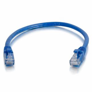 Quiktron Q-Series Patch Cords, CAT5E, Booted, Blue, 6 FT
