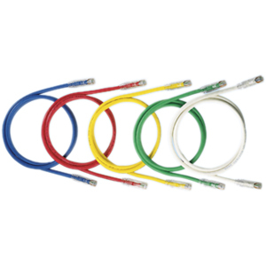 PANDUIT Cat.6 UTP Patch Cord - RJ-45 Male Network - RJ-45 Male Network - 7ft - Blue, Clear