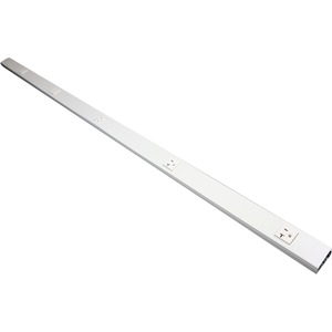 Wiremold Plugmold 2400PM 5-Outlet Power Strip - 5 x AC Power - 20 A Current - Ivory