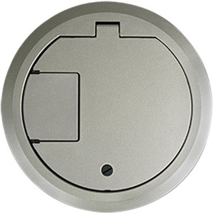 Wiremold CRFB Series Surface Style Solid Cover Assembly - Nickel - Die-cast Aluminum