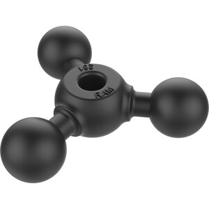 RAM Mounts Mounting Adapter - Powder Coated Marine-grade Aluminum