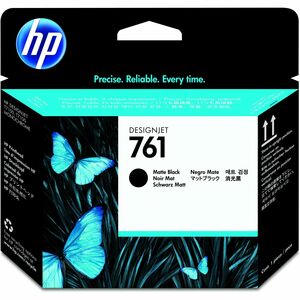 HP 761 (CH648A) Original Inkjet Printhead - Single Pack - Matte Black - 1 Each