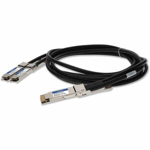 AddOn MSA and TAA Compliant 400GBase-CU QSFP-DD 400G to 2xQSFP56 200G PAM-4 Direct Attach Cable (Passive Twinax, 2m) - 6.56 ft Twinaxial Network Cable for Network Device, Transceiver - First End: 1 x QSFP-DD Network - Male - Second End: 2 x QSFP56 Network - Male - 400 Gbit/s - Aqua - 1 - TAA Compliant