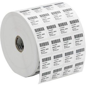Zebra Z-Xtreme 4000T Barcode Label - 3" Width x 1" Length - Permanent Adhesive - Thermal Transfer - Matte - Silver - Polyester - Scratch Resistant - 3000 / Roll - 1 Roll