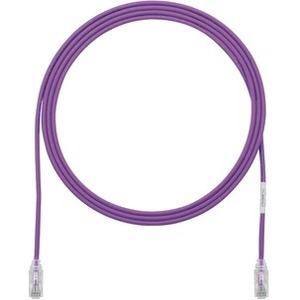 Panduit Cat.6 UTP Patch Network Cable - 40 ft Category 6 Network Cable for Network Device - First End: 1 x RJ-45 Network - Male - Second End: 1 x RJ-45 Network - Male - Patch Cable - Gold Plated Contact - 28 AWG - Violet