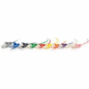 Legrand Q-Series Slim Snagless Cat 6 Unshielded Patch Cord - 2.50 ft Category 6 Network Cable for Network Device - First End: 1 x RJ-45 Network - Male - Patch Cable - 28 AWG - Gray