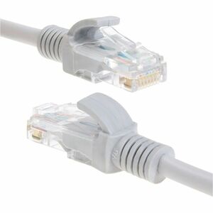 4XEM 1FT Cat6A Snagless RJ45 Network Patch Cable (Gray)