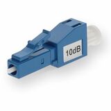 AddOn 2-Pack of 10dB fixed LC Male to LC Female OS1 SMF Simplex Fiber Attenuators
