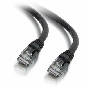 Quiktron Q-Series Patch Cords, CAT6, booted, Black, 8 FT