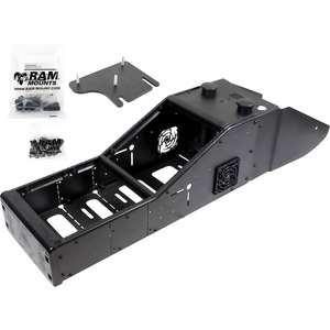 RAM Mounts Tough-Box Vehicle Mount for Electronic Equipment - Powder Coated Steel, High Strength Composite