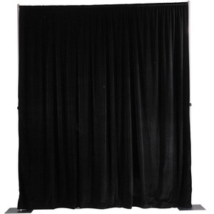 Da-Lite Background Drapery Panels - 16ft height x 13ft width - Black