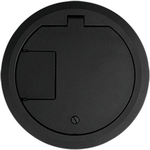 Wiremold CRFB Series Surface Style Solid Cover Assembly - Black - Die-cast Aluminum