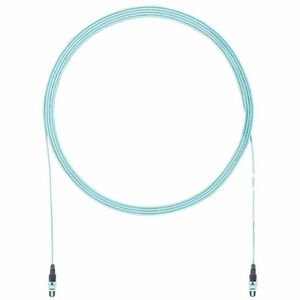 PanNet Interconnect Fiber Optic Network Cable - 57 ft Fiber Optic Network Cable for Network Device - First End: 1 x PanMPO Network - Female - Second End: 1 x PanMPO Network - Female - 400 Gbit/s - Plenum, OFNP, LSZH - 50/125 &micro;m - Aqua