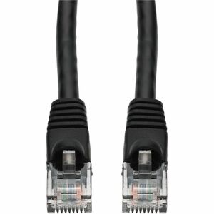 AddOn 12ft Black CAT 6 PVC Ethernet Cable Snagless Bubble Boot RJ-45 M/M