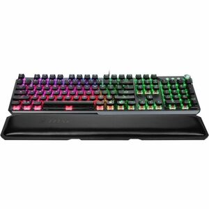 MSI VIGOR GK71 SONIC Gaming Keyboard - Cable Connectivity - USB 2.0 Type A Interface - RGB LED - Windows 10 - PC - Mechanical Keyswitch