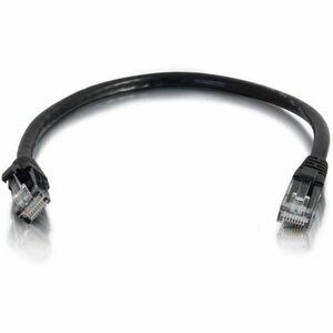 Quiktron 5Ft Q-Series Cat6A Snagless (UTP) Ethernet Network Patch Cable, CM Rated - Black