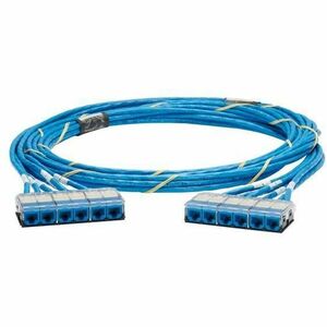 Panduit QuickNet Cat.6 UTP Trunk Network Cable - 33 ft Category 6 Network Cable for Network Device - First End: 1 x RJ-45 Network - Male - Second End: 1 x RJ-45 Network - Male - Trunk Cable - Plenum - White