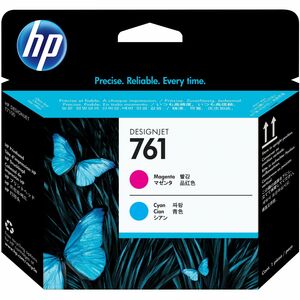 HP 761 (CH646A) Original Inkjet Printhead - Single Pack - Cyan, Cyan - 1 Each
