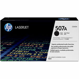 HP 507A (CE400AG) Original Laser Toner Cartridge - Single Pack - Black - 1 Each