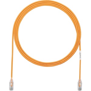 Panduit Cat.6 U/UTP Network Cable - 6 ft Category 6 Network Cable for Network Device - First End: 1 x RJ-45 Network - Second End: 1 x RJ-45 Network - Patch Cable - 28 AWG - Orange