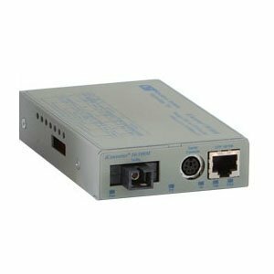 Omnitron Systems iConverter 10/100M Media Converter and Network Interface Device - 1 x RJ-45 , 1 x ST Duplex - 10/100Base-TX, 100Base-FX