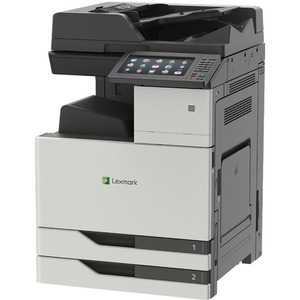 Lexmark CX923dxe Laser Multifunction Printer - Color - Copier/Fax/Printer/Scanner - 55 ppm Mono/55 ppm Color Print - 1200 x 1200 dpi Print - Automatic Duplex Print - Up to 250000 Pages Monthly - 3650 sheets Input - Color Flatbed Scanner - 600 dpi Optical Scan - Color Fax - Gigabit Ethernet - USB - For Plain Paper Print