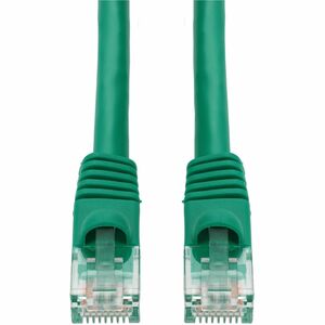 AddOn 33ft Green CAT 6A PVC Ethernet Cable Snagless Bubble Boot RJ-45 M/M