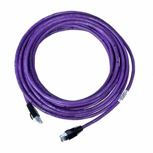 Ortronics PowerWise Cat5E solid cord Plenum, double ended 100ft, purple