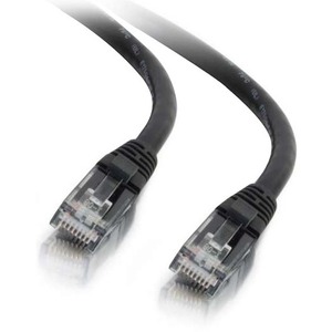 Quiktron Q-Series Patch Cords, CAT6, booted, Black, 6 FT